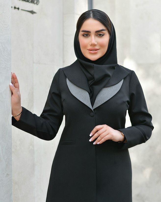 ست مانتو و شلوار اداری فاستونی مدل تیسا