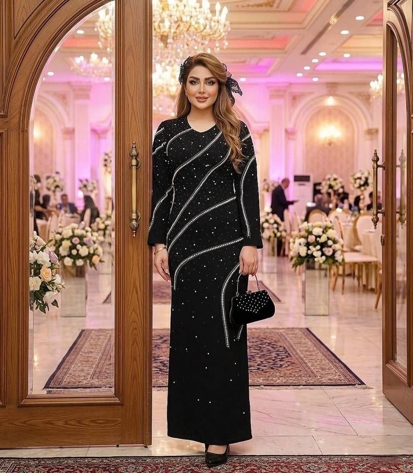 ماکسی مجلسی کرپ مدل غزل