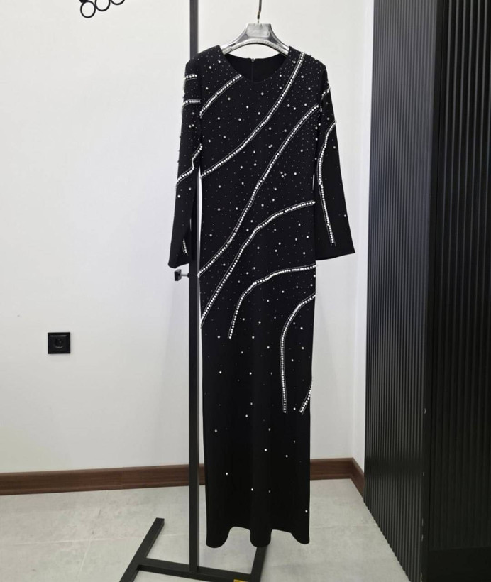 ماکسی مجلسی کرپ مدل غزل
