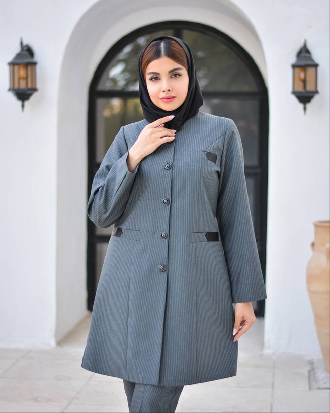 ست مانتو و شلوار اداری دیپلمات مدل مارال