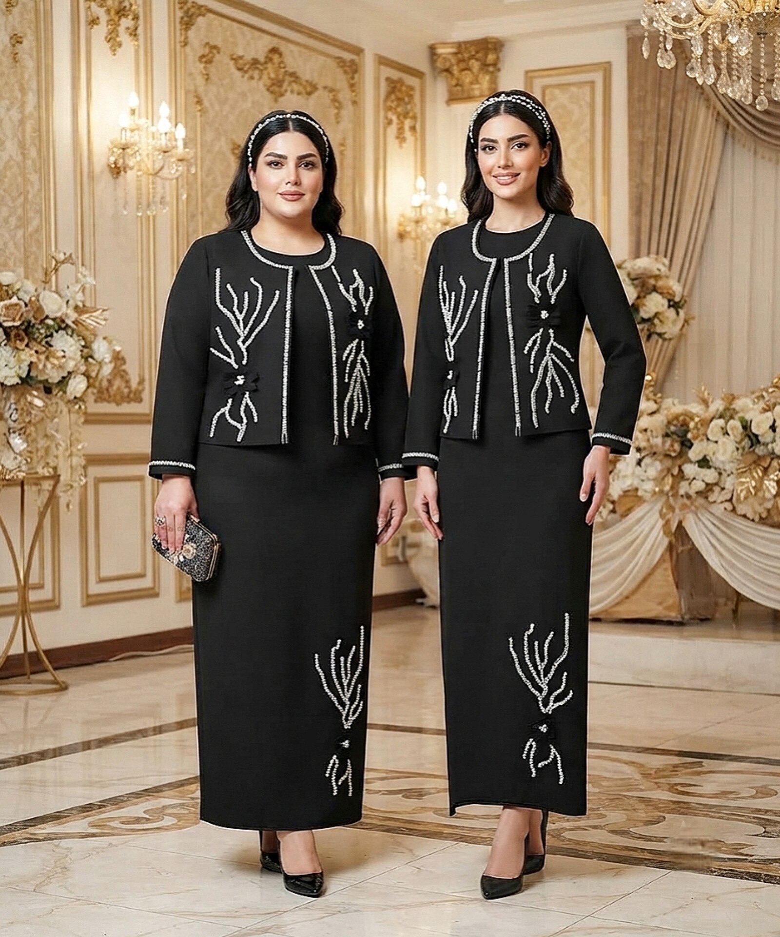 ست کت و سارافون مدل ضربان