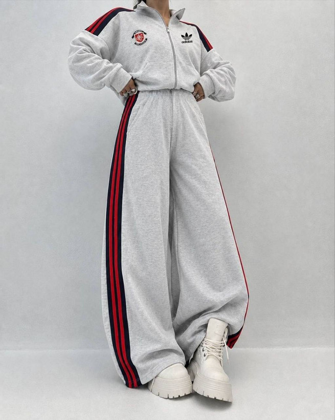 ست دوتیکه سوئیشرت و شلوار ترکیبی ADIDAS