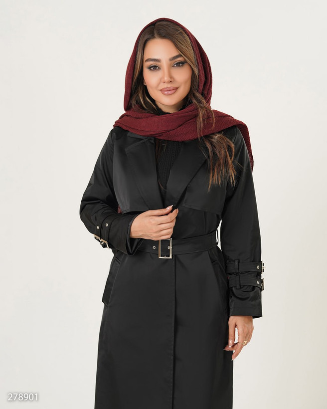 بارانی کتان مدل گلرخ